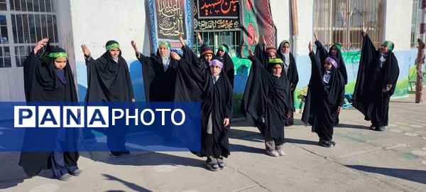 مراسم شهادت حضرت فاطمه (س) در دبستان شهید نجفی فدافن کاشمر