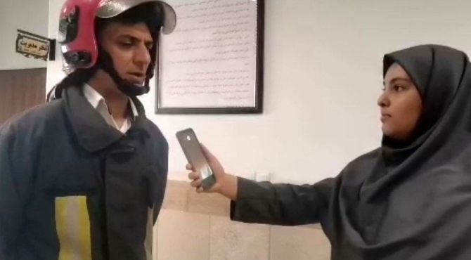 روایت دانش آموز خبرنگار ناحیه ۲ از حضور آتش‌نشان در مدرسه پوررضایی