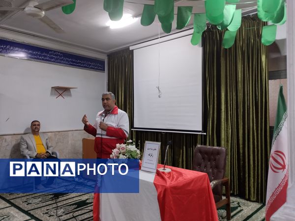 اجرای مانور سراسری زلزله در دبیرستان شاهد شیرودی