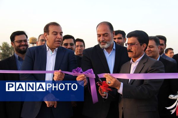 افتتاح و کلنگ‌زنی چندین طرح عمرانی در شهرستان بم 