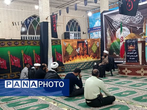 سوگ خورشید خراسان در حاجی‌آباد عزاداری شهادت امام رضا(ع)