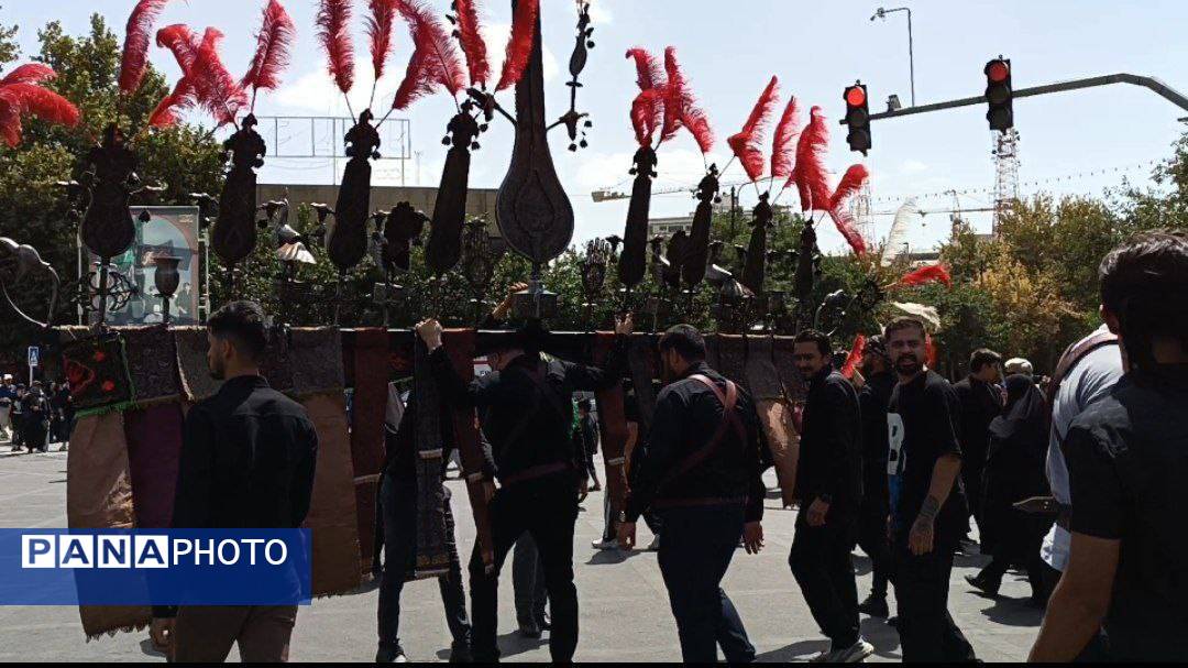  مراسم جاماندگان اربعین در مشهد مقدس