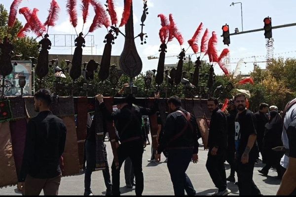  مراسم جاماندگان اربعین در مشهد مقدس