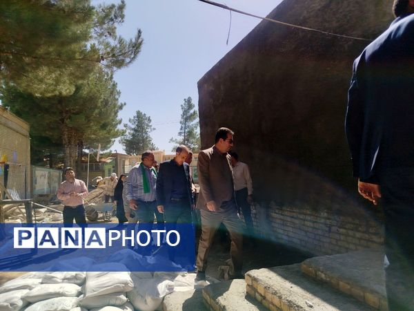 بازدید مدیرکل آموزش و پرورش خراسان شمالی از پروژه‌های نهضت توسعه عدالت آموزشی فاروج