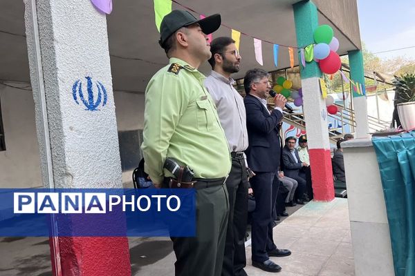 برگزاری جشن شروع سال تحصیلی و زنگ مهر در دبیرستان حدیث کساء خاورشهر ناحیه یک شهرری