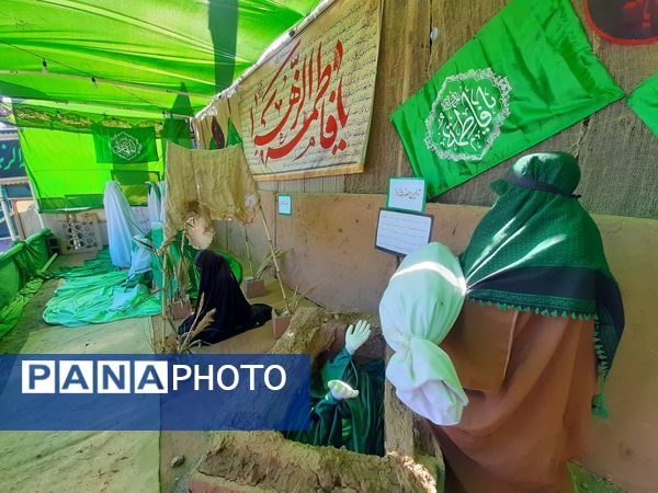 نمایشگاه یاس کبود، جلوه‌ای از عشق فاطمی در دل جلگه رخ