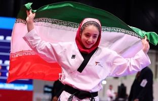 شکار دومین طلای آسیا توسط دختر پومسه رو ایران+فیلم