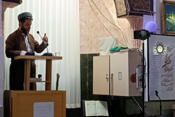 جشن باشکوه قربان در مسجد جامع دهگلان با سخنرانی ماموستا امجد غلامی  