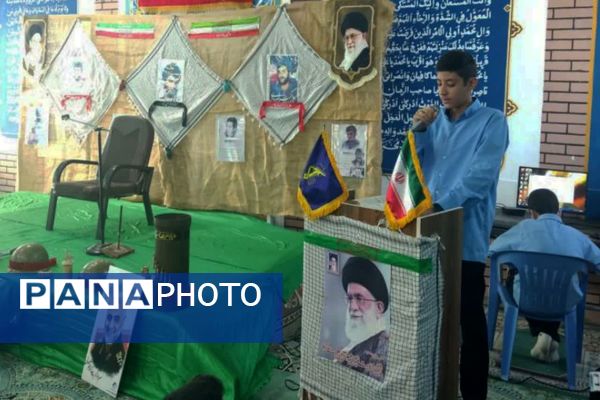 مراسم یادواره شهدا در آموزشگاه امین شهید بکائی
