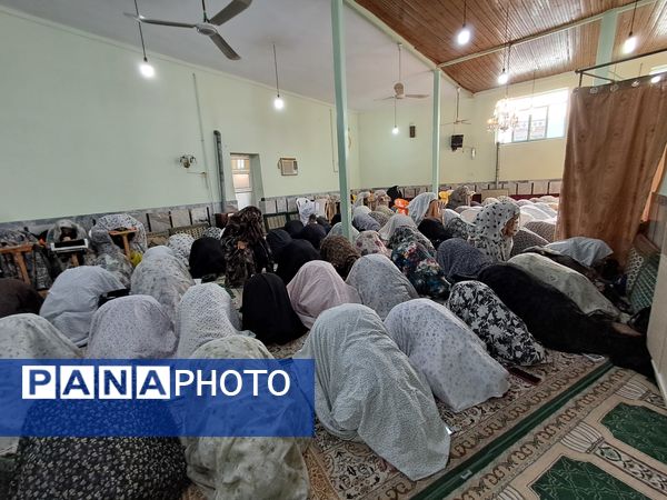 اقامه نماز عید سعید فطر در مسجد جامع جمنان قائمشهر
