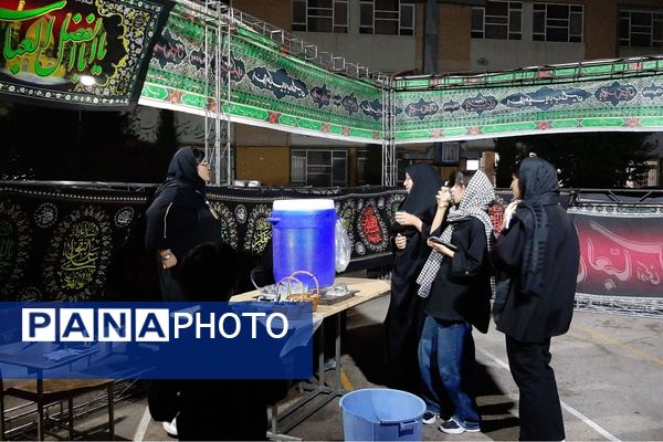 عزاداری هیات محبان علی‌ابن‌ابی‌طالب (ع) فرهنگیان شیراز در شب تاسوعای حسینی