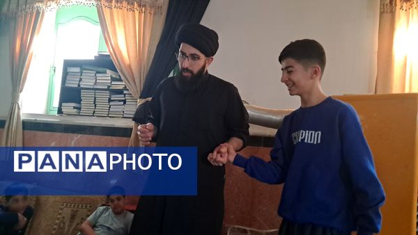 مراسم اعتکاف پسران در مسجد موسی بن جعفر آشخانه 