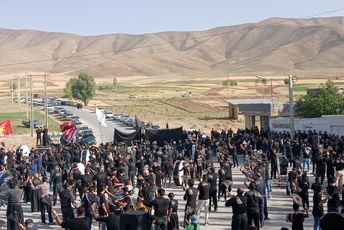برگزاری مراسم عزاداری روز تاسوعا در امامزاده سید محمد بن موسی‌الکاظم روستای بارده