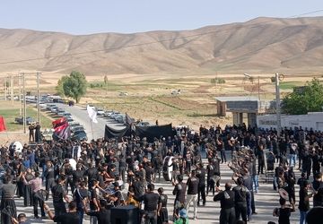 برگزاری مراسم عزاداری روز تاسوعا در امامزاده سید محمد بن موسی‌الکاظم روستای بارده