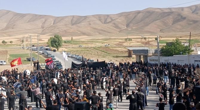 برگزاری مراسم عزاداری روز تاسوعا در امامزاده سید محمد بن موسی‌الکاظم روستای بارده