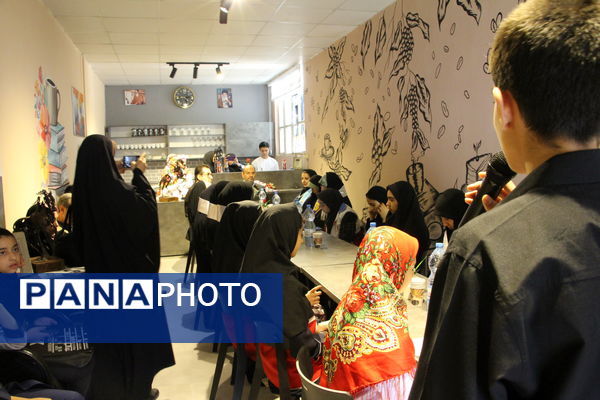 افتتاح کافه گفتگو در کانون ریحانه بجنورد 
