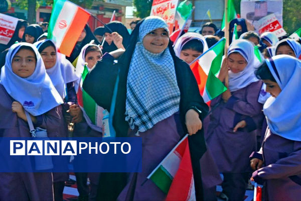 راهپیمایی 13 آبان در بوشهر