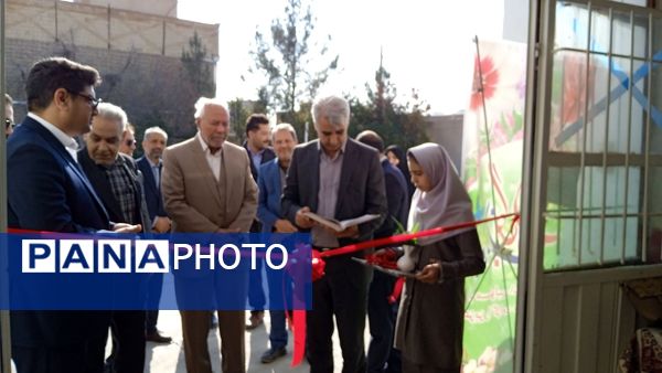 آیین افتتاح پایگاه نهضت سواد آموزی در دبستان شهید نجفی فدافن