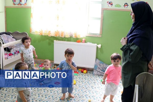بازدید معاون نظارت و ارزیابی سازمان ملی تعلیم و تربیت کودک از کودکستان ملورین ناحیه دو شهرری 