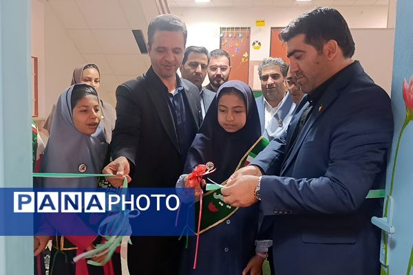 آیین افتتاحیه اتاق بازی و یادگیری در دبستان نیایش شهرستان قدس