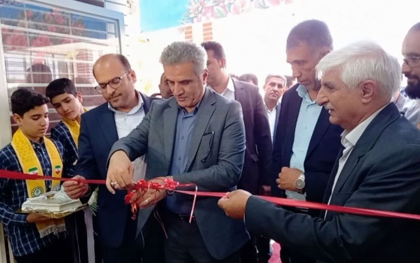 افتتاح آموزشگاه ۱۲ کلاسه حاج ابوالقاسم مصلح شیرازی ناحیه ۴ شیراز در راستای تحقق نهضت عدالت آموزشی