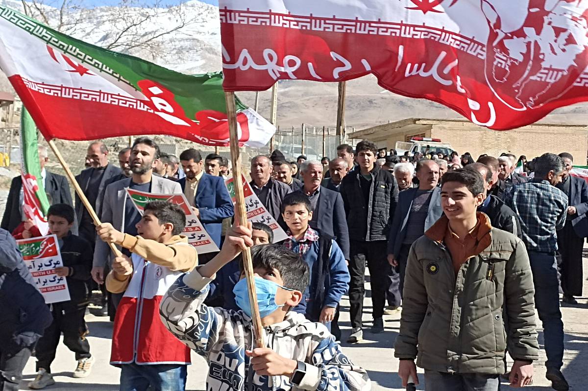 راهپیمایی ۲۲ بهمن ماه همزمان با دیگر نقاط کشور در شهرکاج برگزار شد