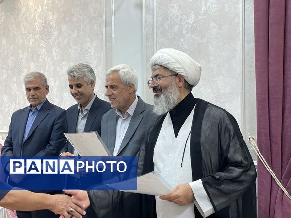 مراسم تجلیل از عوامل هیئت فرهنگیان و دانش آموزی شهرستان کاشمر 