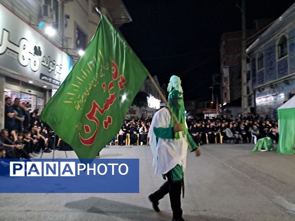 آیین خیمه سوزان در مسجد ابوالفضل قائمشهر