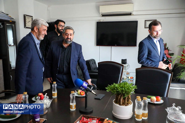بازدید رئیس دانشگاه فرهنگیان و معاون نظارت سازمان ملی تعلیم و تربیت کودک کشور  از خبرگزاری پانا