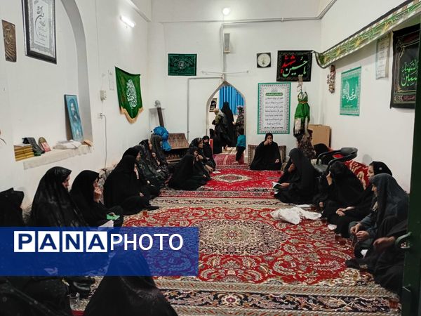 مراسم سوگواری شب اربعین در خلیل آباد