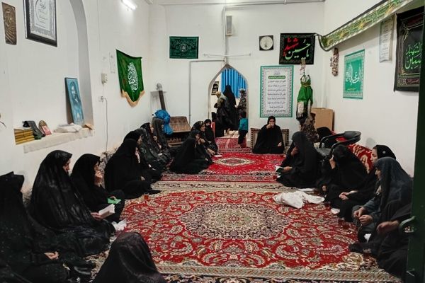 مراسم سوگواری شب اربعین در خلیل آباد
