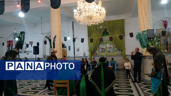 مراسم تعزیه خوانی شهادت حضرت عباس(ع) توسط ذاکرین دهستان شوراب صغیر