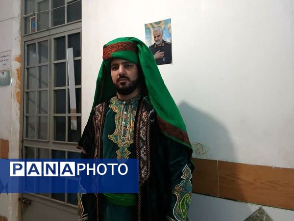 مراسم تعزیه خوانی شهادت حضرت عباس(ع) توسط ذاکرین دهستان شوراب صغیر