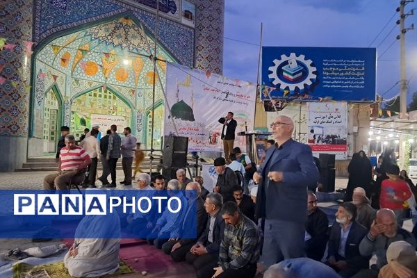 جشن ولادت پیامبر اکرم (ص) و امام جعفر صادق (ع) و گرامیداشت آغاز هفته دفاع مقدس در شهر آشخانه  