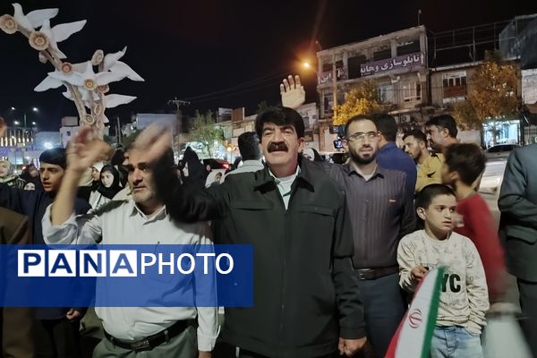 تجمع قدردانی از «وعده صادق ۲» در یاسوج