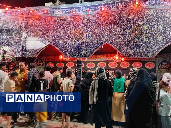 برپایی موکب پذیرایی در ایام محرم در شهرستان کاشمر