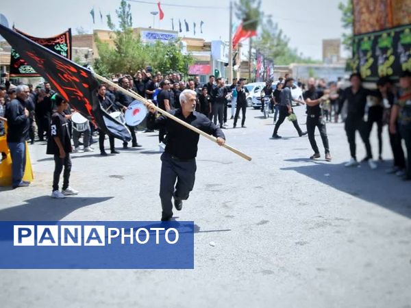تلاش پرشور نوکران و پیرغلامان اباعبدالله الحسین در روستای فدافن