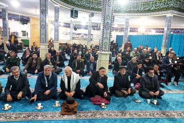 برگزاری مراسم شهرستانی به‌مناسبت تدفین شهیدان نصرالله و صفی‌الدین در شهرستان فیروزکوه