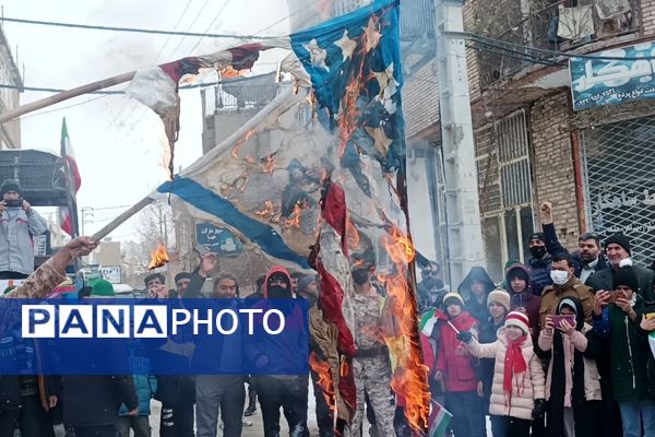 راهپیمایی ۲۲بهمن در شهر بار 