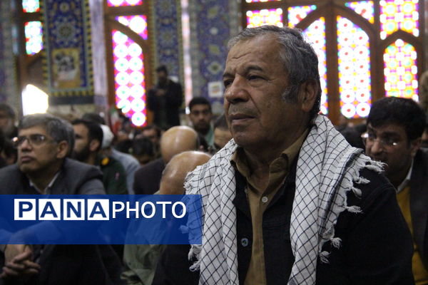 گرامیداشت حماسه ۹ دی در مسجد حظیره یزد