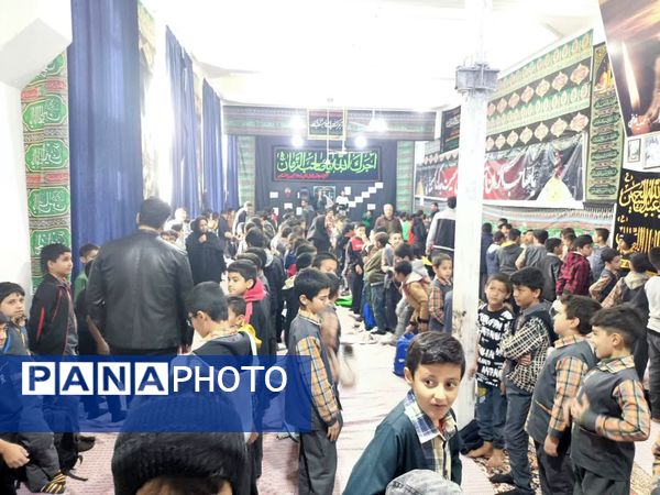 تجدید پیمان انقلاب و اهل بیت (ع) در دبستان شهید پسندیده فدافن