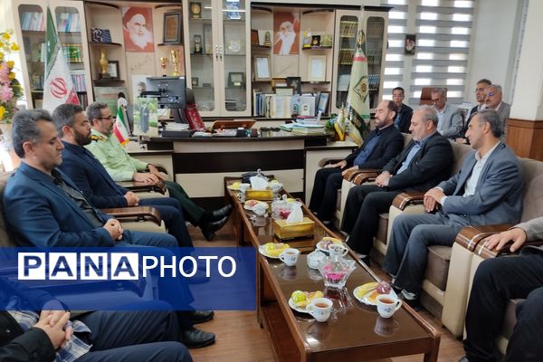 دیدار مدیرکل آموزش وپرورش اردبیل با فرمانده نیروی انتظامی استان 