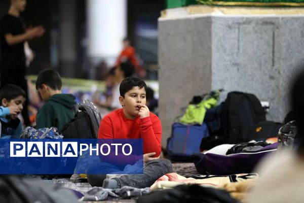 مراسم اعتکاف دانش آموزی در مسجد اعظم و مصلای قدس قم