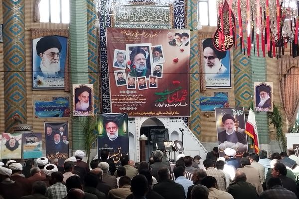 مراسم باشکوه یادبود شهدای خدمت در مسجد امام علی (ع) شهرستان باخرز 