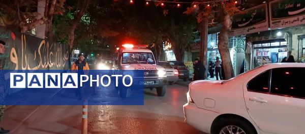 استقبال از شهید گمنام در شهرستان علی‌آباد کتول