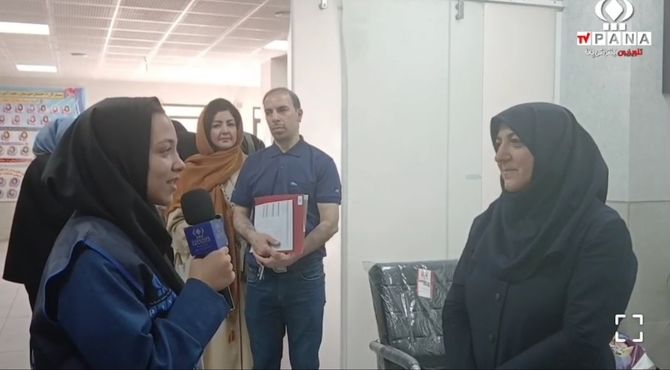 گزارش خبرنگاران پانا از روند ثبت نام پایه هفتم در مدرسه رحمت آئین یک 