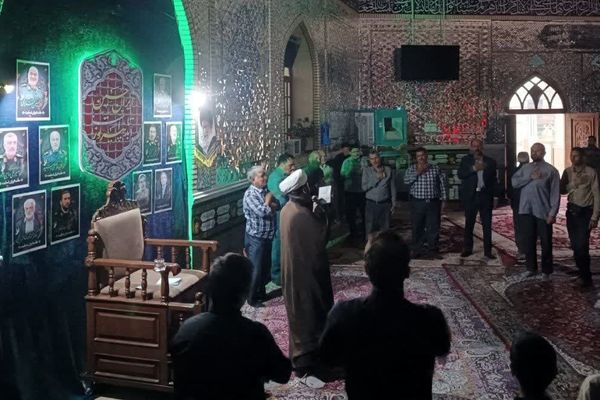 مراسم عزاداری شب هفتم محرم در نیشابور