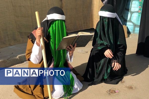 عطر حریم رضوی و جلوه‌ی عشق علوی در مدرسه امان‌الهی اسلامشهر پیچید