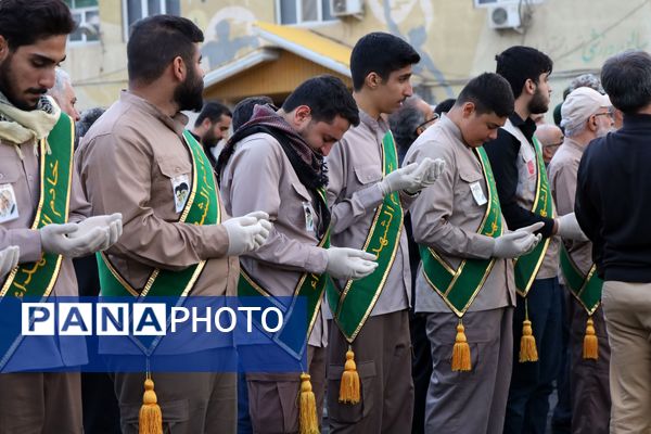 مراسم تشییع شهدای گمنام و یوم الزهرا در کرج