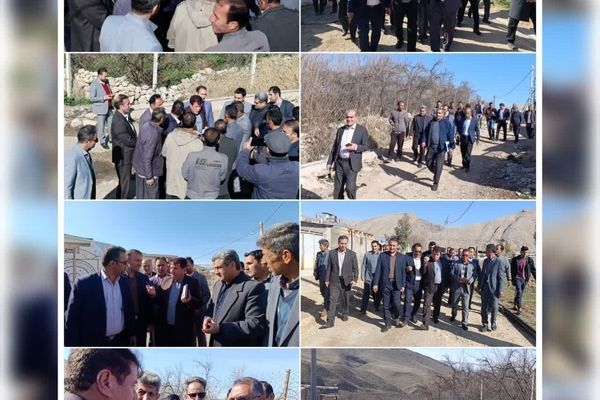 سرپرست فرمانداری کوهدشت و هیئت همراه از روستای نامکول بخش کوهنانی بازدید کردند